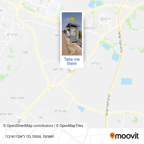 צומת בני ראם/ישיבה map