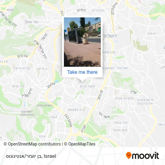 בן יועזר/אנטיגונוס map