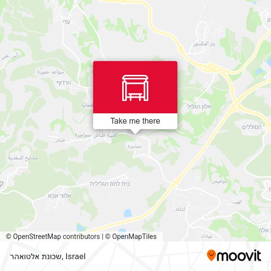 שכונת אלטואהר map