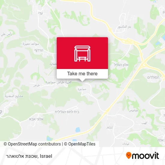 Карта שכונת אלטואהר