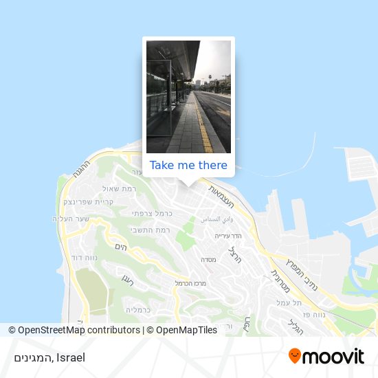 המגינים map