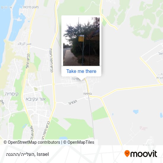 העלייה/ההגנה map
