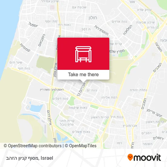 Карта מסוף קניון הזהב