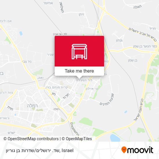 שד. ירושלים/שדרות בן גוריון map