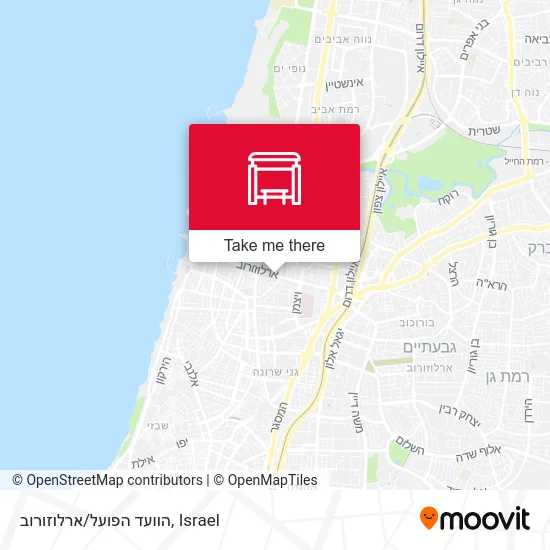 הוועד הפועל/ארלוזורוב map