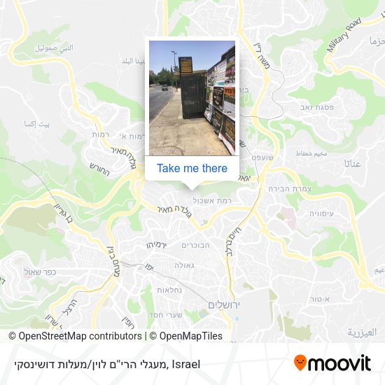 מעגלי הרי''ם לוין / מעלות דושינסקי map