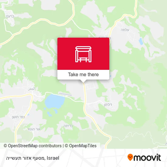Карта מסעף אזור תעשייה