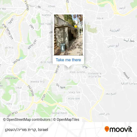 Карта קרית מוריה/העסקן