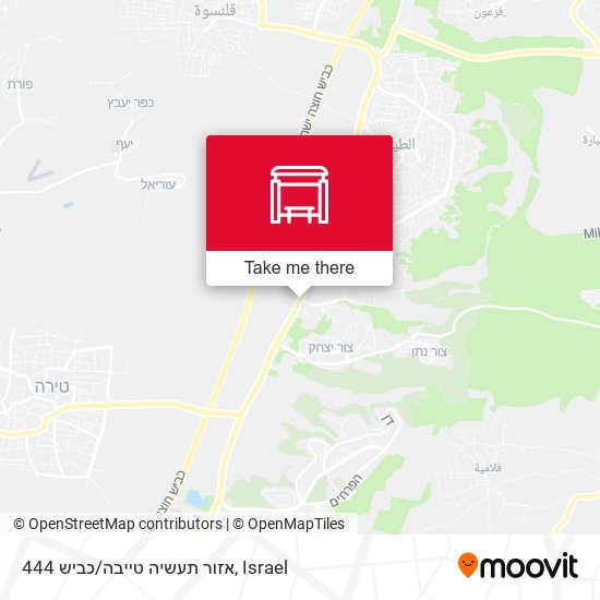 אזור תעשיה טייבה/כביש 444 map