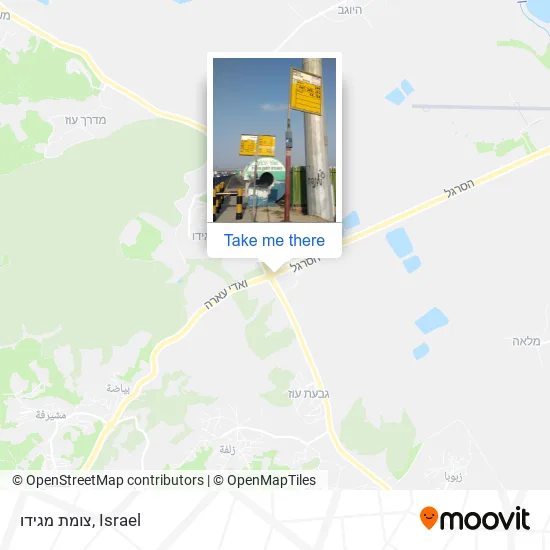 Карта צומת מגידו