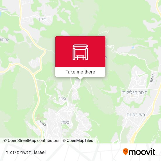 הנשרים/זמיר map