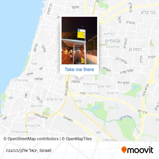 Карта יגאל אלון/ההגנה