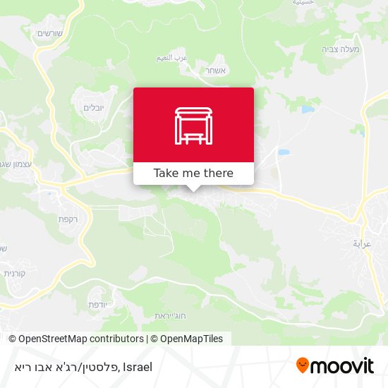 Карта פלסטין/רג'א אבו ריא