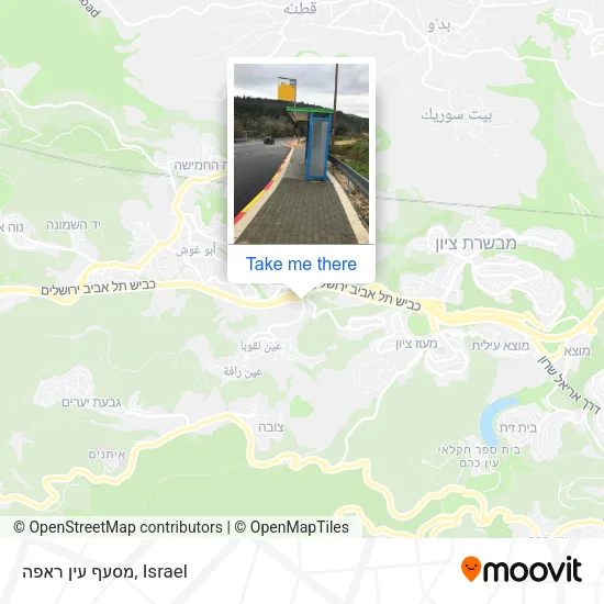 Карта מסעף עין ראפה