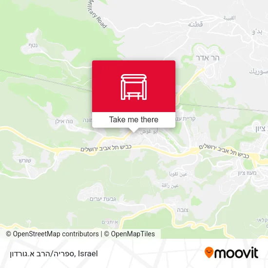 Карта ספריה/הרב א.גורדון