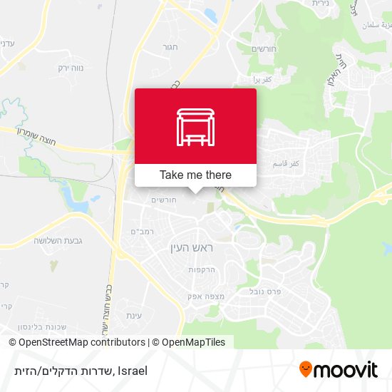 שדרות הדקלים/הזית map