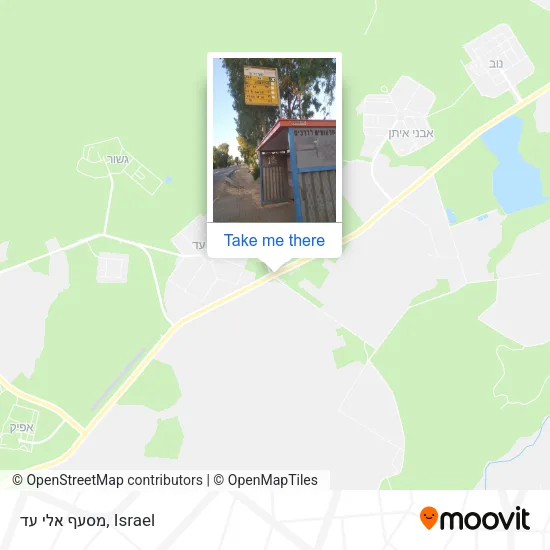 Карта מסעף אלי עד