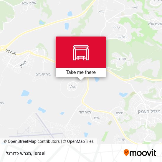 מגרש כדורגל map