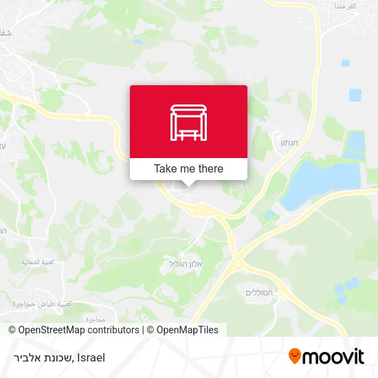 Карта שכונת אלביר