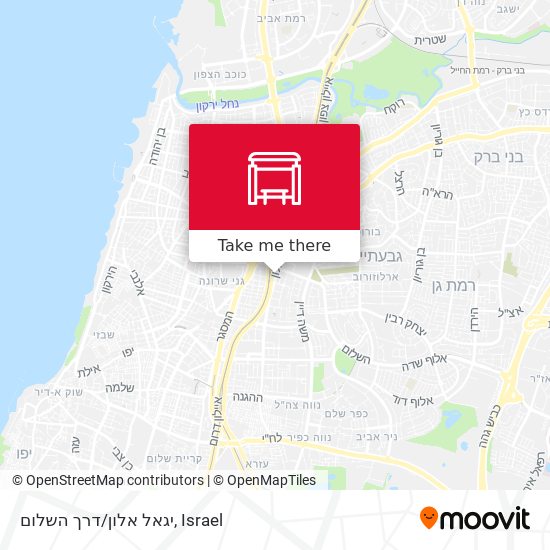 Карта יגאל אלון/דרך השלום