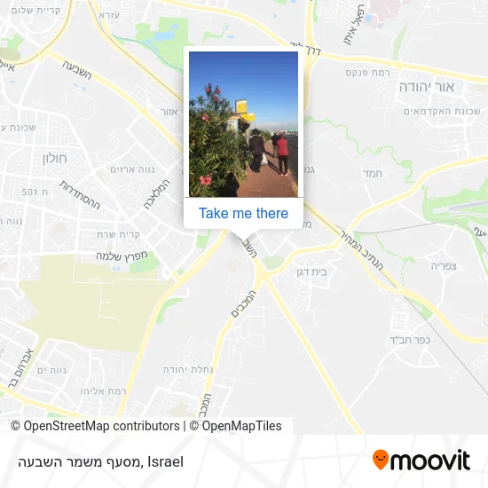 Карта מסעף משמר השבעה