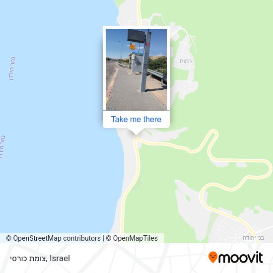 צומת כורסי map