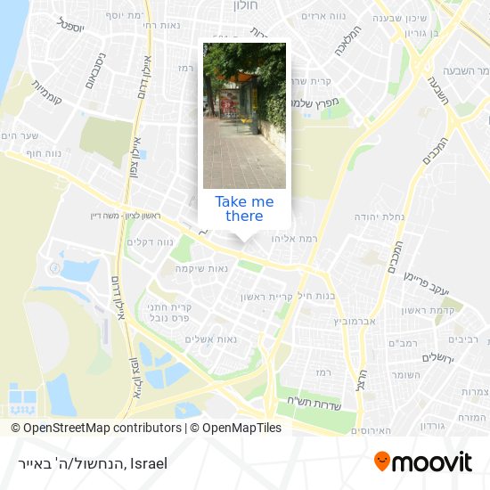 הנחשול/ה' באייר map