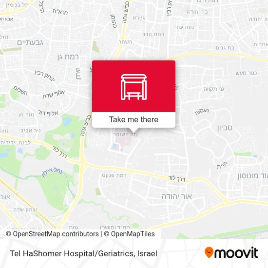 Tel HaShomer Hospital / Geriatrics map