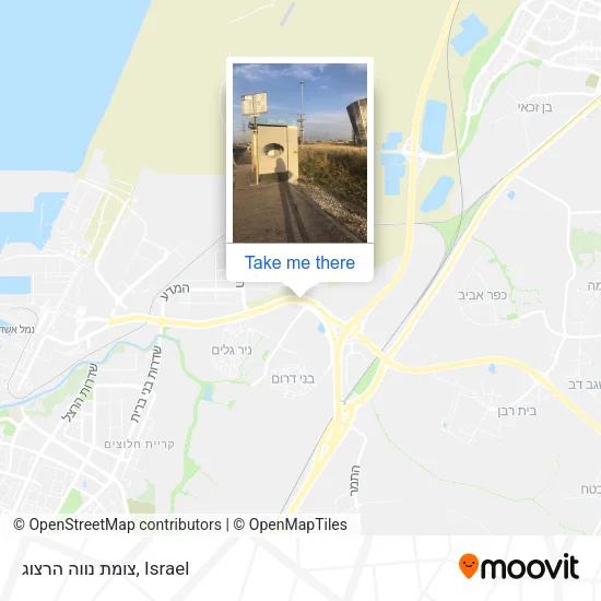 Карта צומת נווה הרצוג