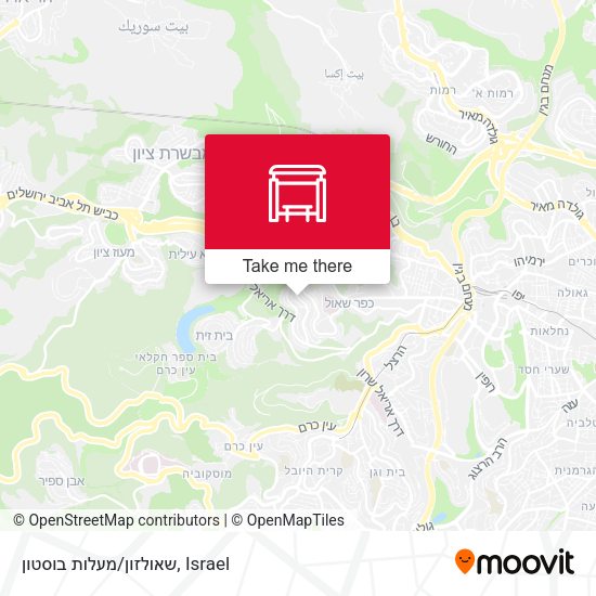 שאולזון/מעלות בוסטון map