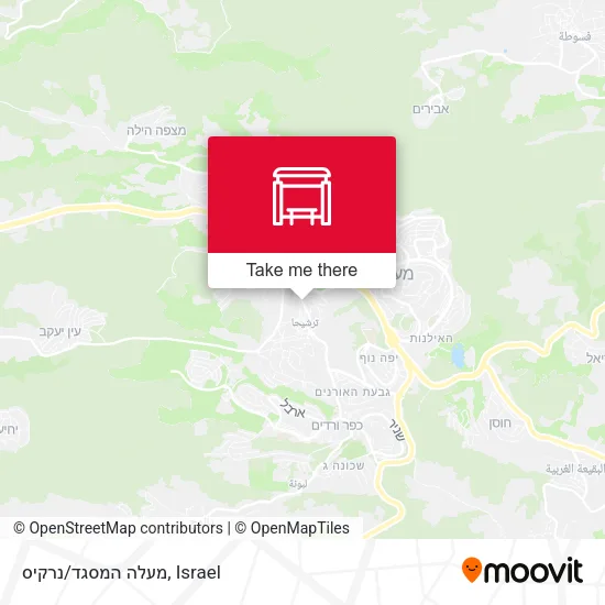 Карта מעלה המסגד/נרקיס