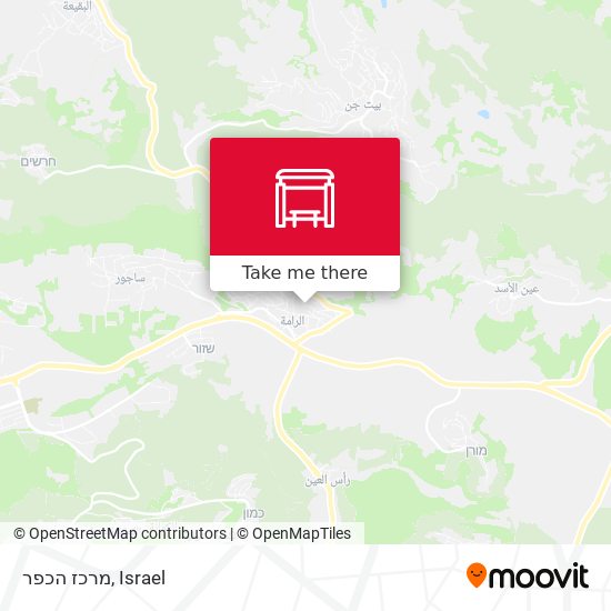 Карта מרכז הכפר