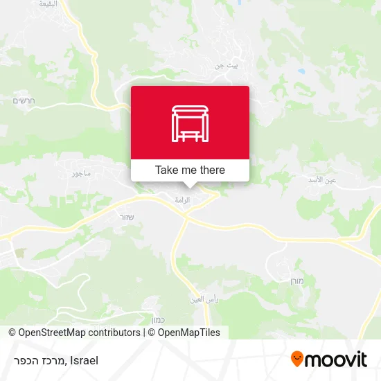 Карта מרכז הכפר