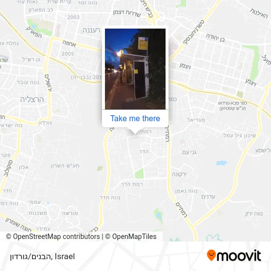 הבנים/גורדון map