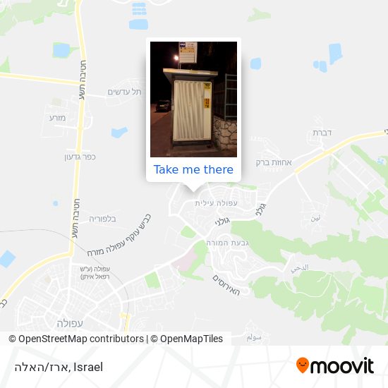 ארז/האלה map