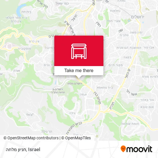 Карта חניון מלחה