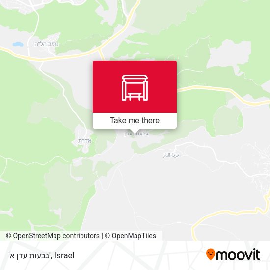 גבעות עדן א' map