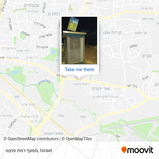 Карта מסעף רמת פנקס