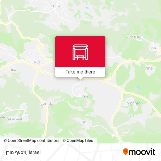 Карта מסעף מורן