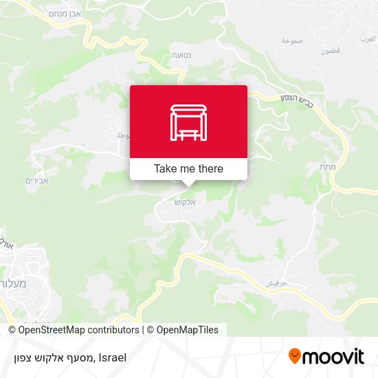מסעף אלקוש צפון map