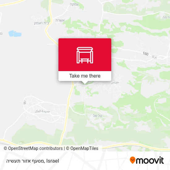 Карта מסעף אזור תעשיה