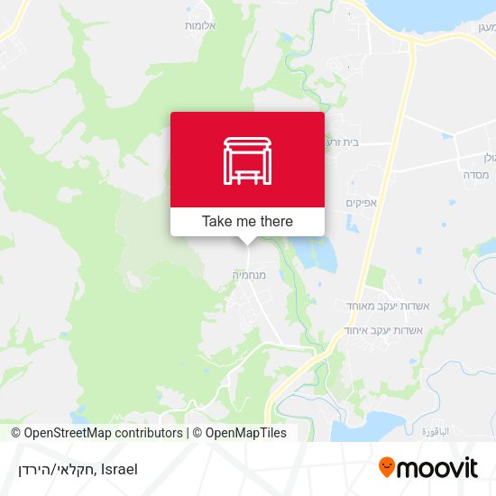 חקלאי/הירדן map
