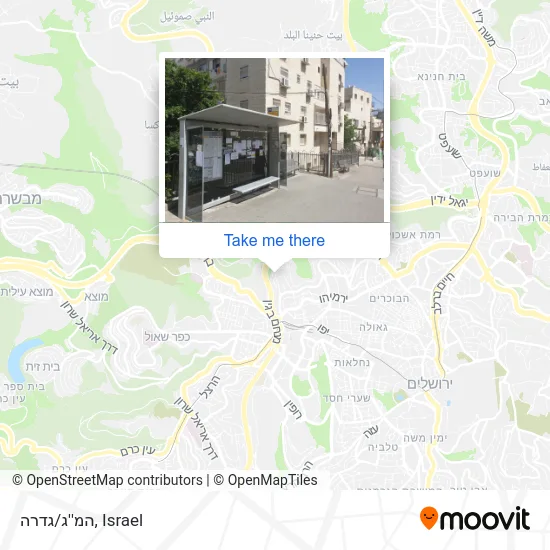 Карта המ''ג/גדרה