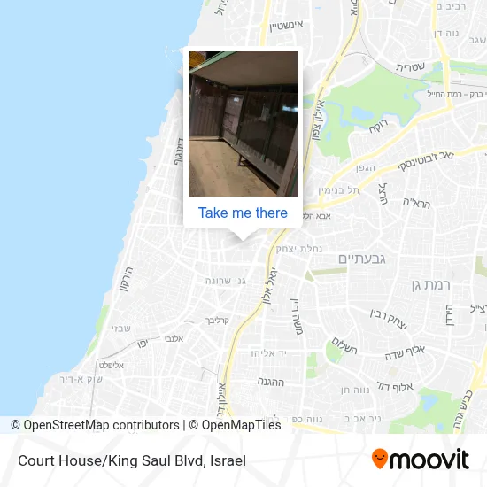 Court House/King Saul Blvd map