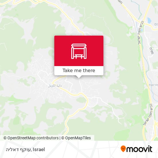 עוקף דאליה map