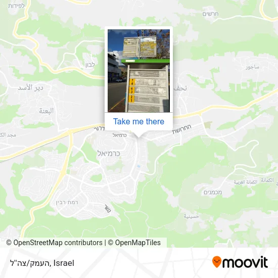 Карта העמק/צה''ל