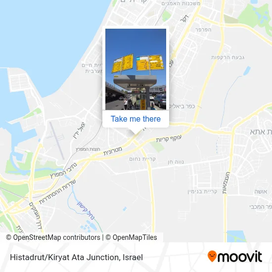 Histadrut/Kiryat Ata Junction map