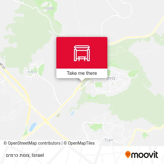 Карта צומת כרמים