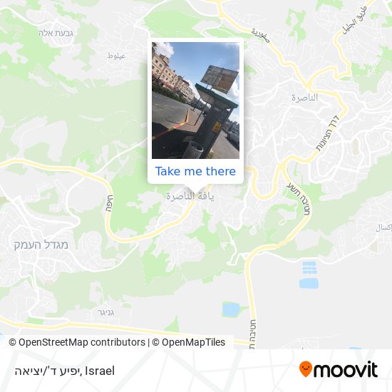 יפיע ד'/יציאה map