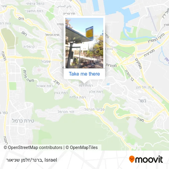 Карта ברנר/זלמן שניאור